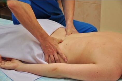 Manual therapy for the treatment of osteochondrosis of the lumbar spine. 