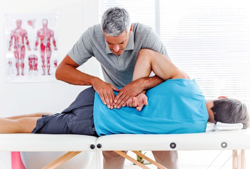 Manual therapy to eliminate low back pain